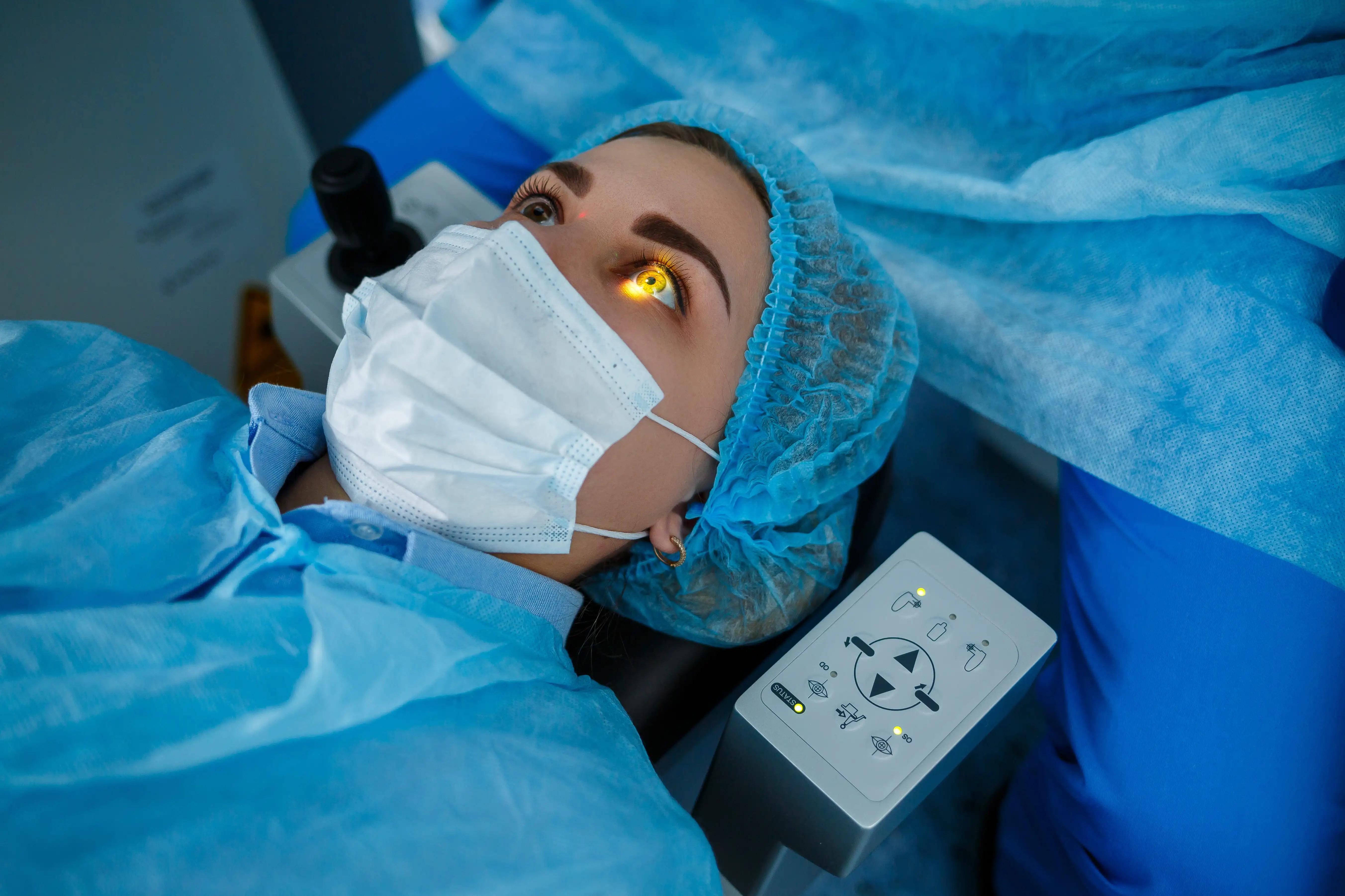 Lasik eye procedure.